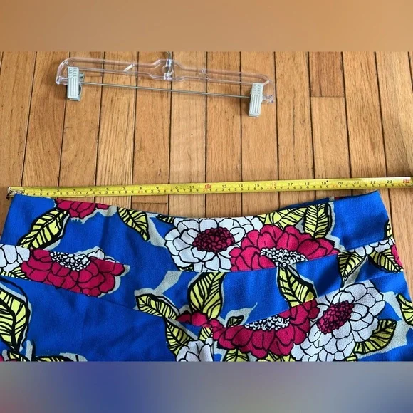 melissa mccarthy seven7 Wide Leg Trousers Pants 24w Floral Colorful Casual - Picture 5 of 7